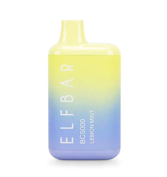 Elfbar 5000 Puffs - Lemon Mint - Vape Disposable 5%