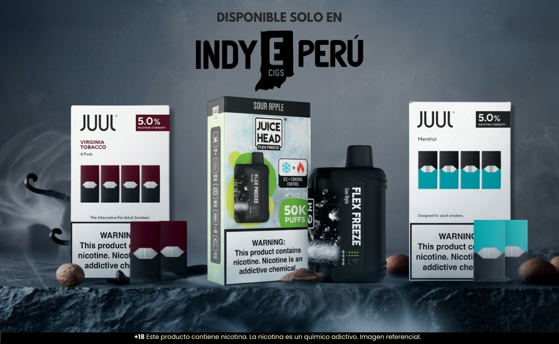 Productos Exclusivos en Indy Perú: Encuentra JUUL y Juice Head Flex en Lima