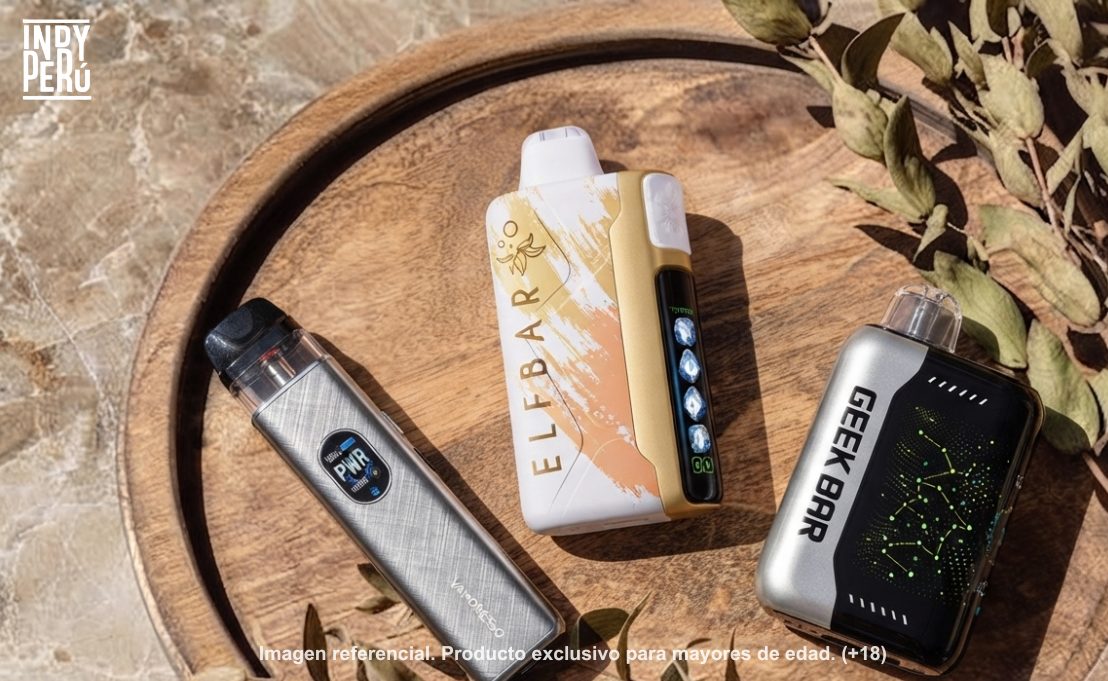 Vaporesso XROS vs. Descartables y Semi-Descartables (Elf Bar Ice King, Geek Bar Pulse X, Life Pod Eco II) en Lima