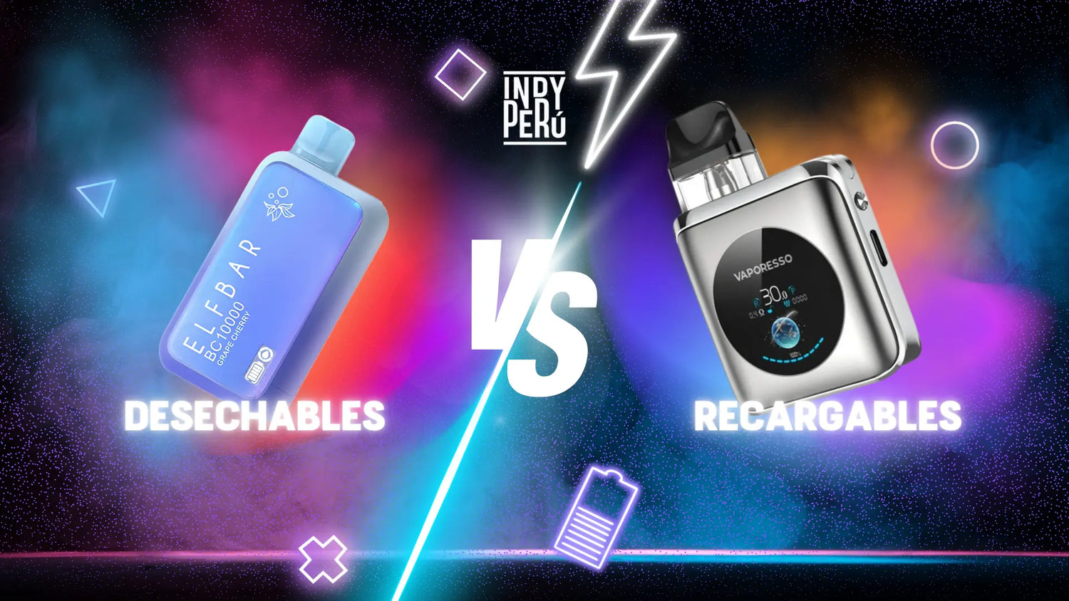 Vapes Recargables vs Desechables cual es el mejor para ti en Indy Peru Vape Blog