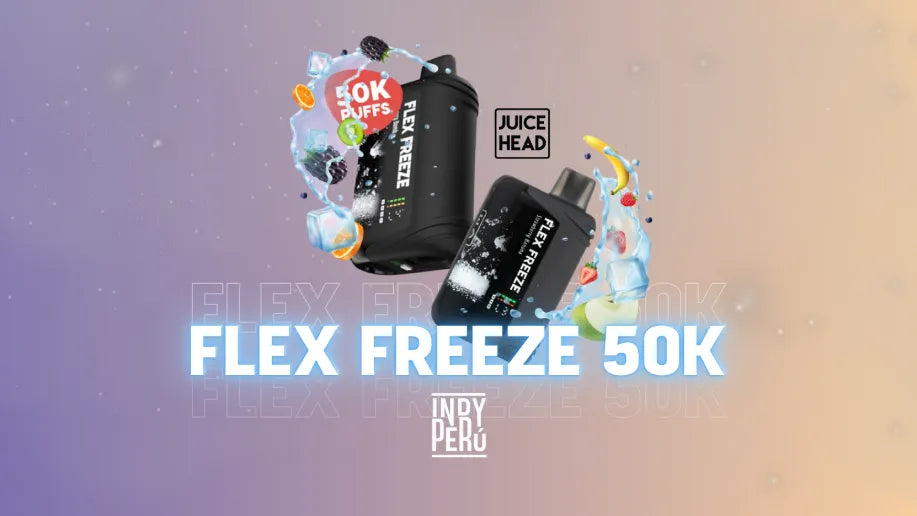 🌶️ ¡Juice Head Flex Freeze 50K: El Vape Más INTENSO del Perú 🥶⚡