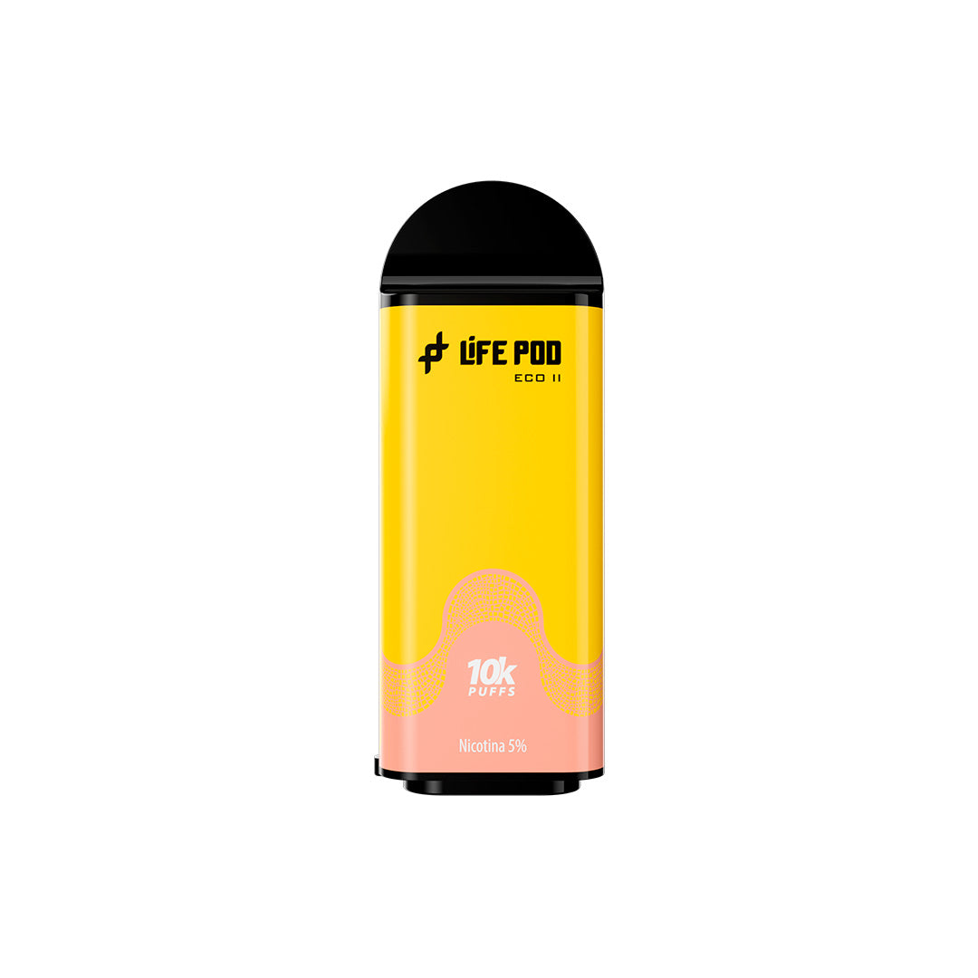 LIFE POD ECO II PREFILLED POD 10K - PEACH MANGO