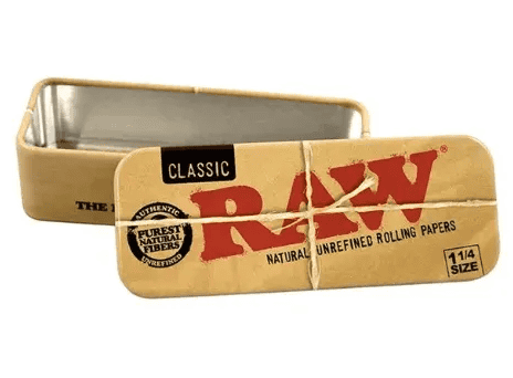 Raw Metal Tin For Pre-rolled Cones