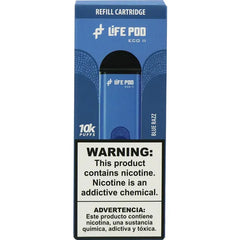 LIFE POD ECO II PREFILLED POD 10K - BLUE RAZZ ICE