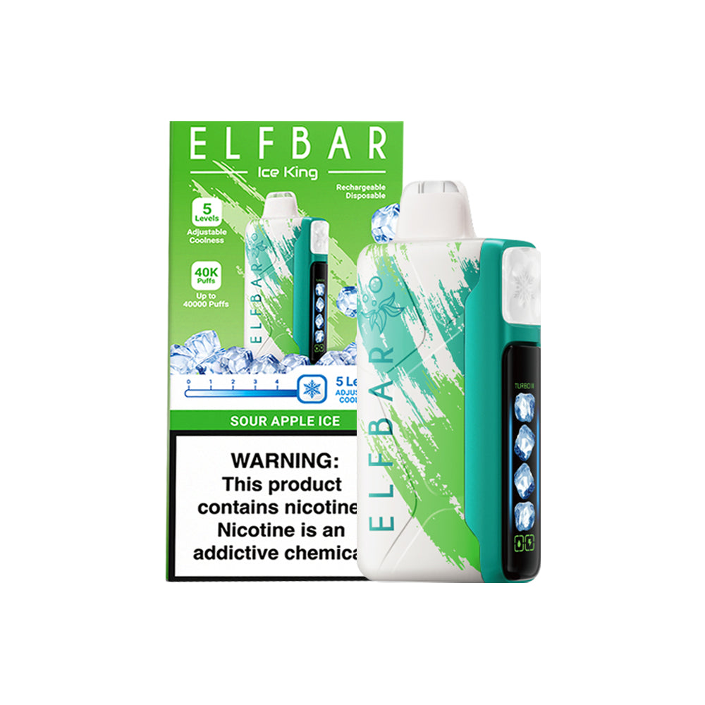 ELF BAR ICE KING 40k GREEN APPLE ICE