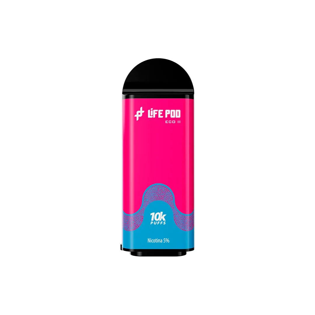 LIFE POD ECO II 10K PUFFS NICOTINA 5% EN EXCLUSIVA EN INDY PERU VAPE STORE SHOP