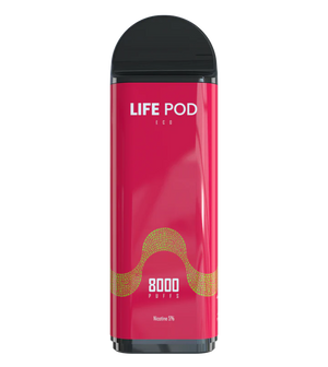 Life Pod Prefilled POD 5% 8000 puffs- Strawberry Kiwi