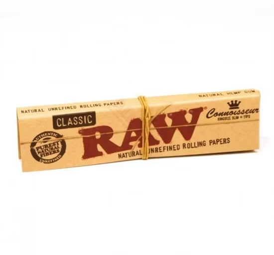 RAW Connoisseur Classic King Size Slim con Tips