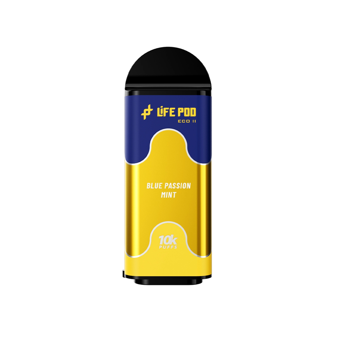 LIFE POD ECO II PREFILLED POD 10K - BLUE PASSION MINT