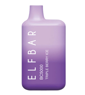 Elfbar 5000 Puffs - Triple Berry Ice - Vape Disposable 5%