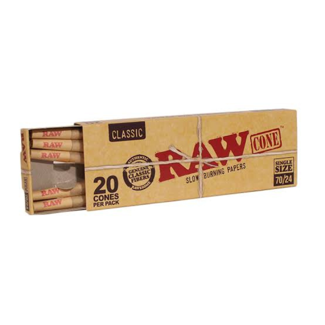 RAW Classic Conos Pre-Enrollados Single Size – Pack de 20