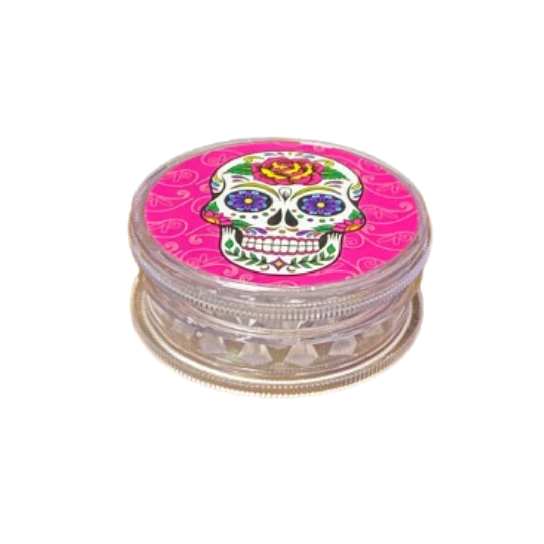 Grinder Plastico Candy Skull 51mm (3 Piezas)