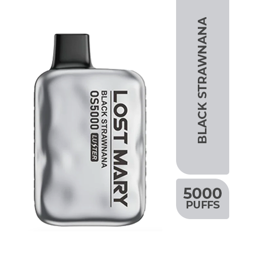 Lost Mary Os 5000 (luster Edition) - Black Strawnana