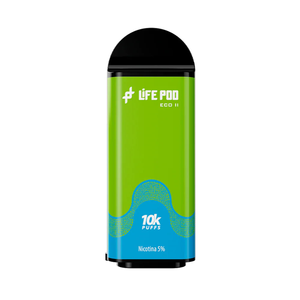 LIFE POD ECO II PREFILLED POD 10K - GREEN APPLE ICE