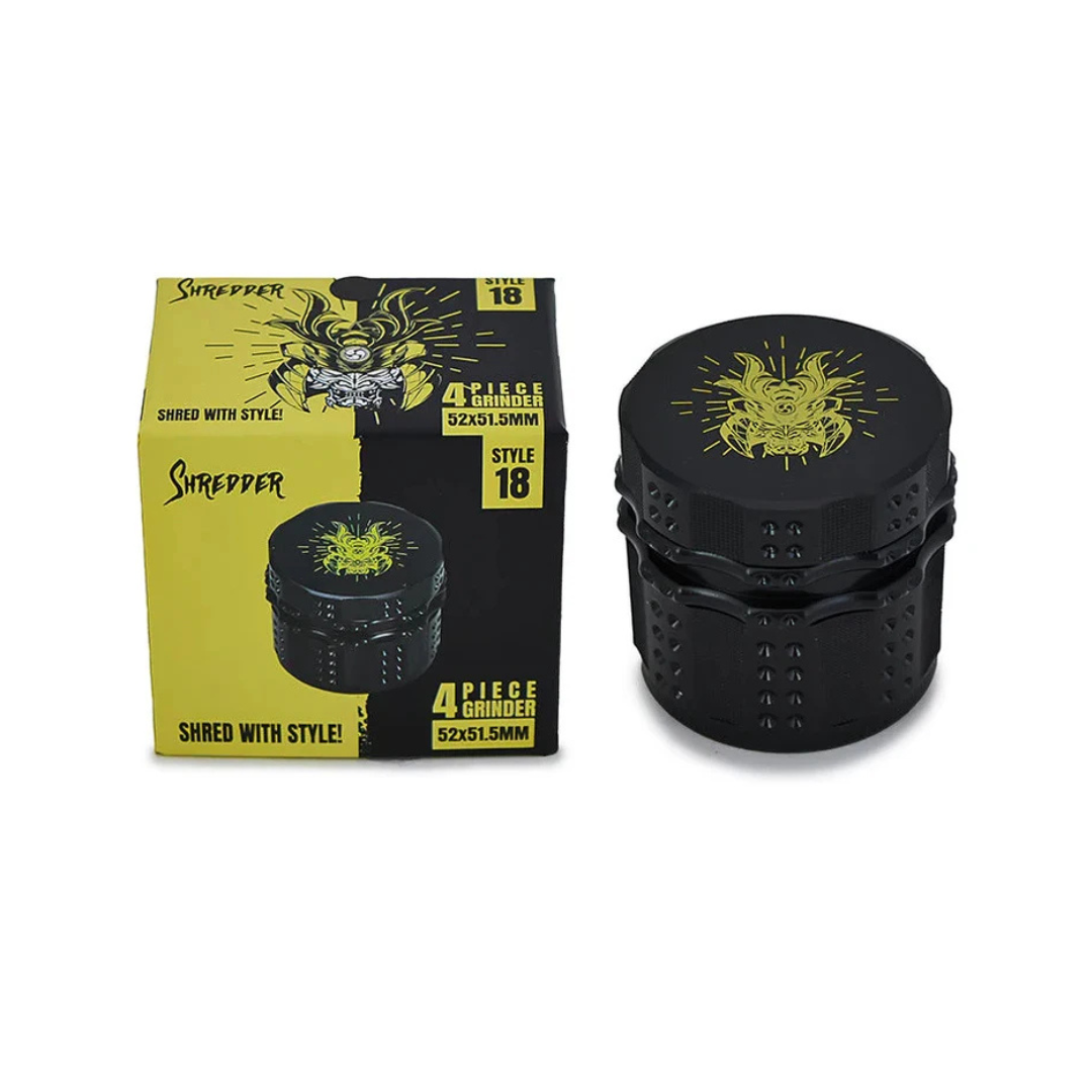 Shredder Premium Grinder 4 Piezas - Negro