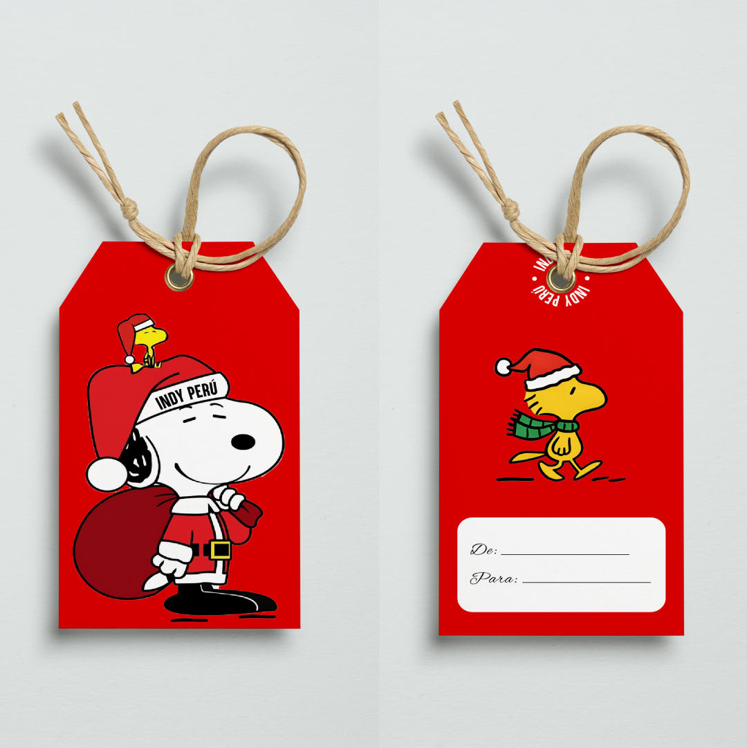 Tags Navideño + papel de seda