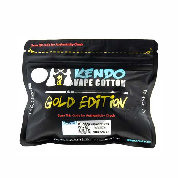 Kendo Vape Cotton Gold Edition - INDY PERU