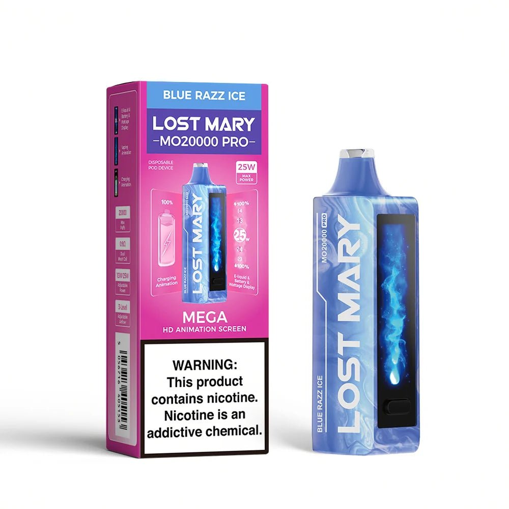 Lost Mary MO20000 Pro - Blue Razz Ice - INDY PERU