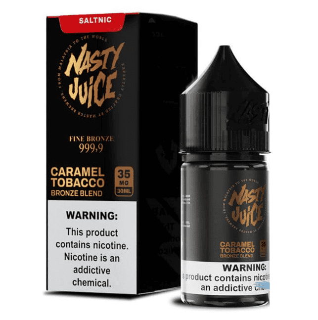 NASTY JUICE SALT - CARAMEL TOBACCO (bronze blend) - INDY PERU