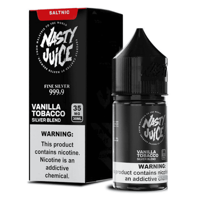 NASTY JUICE SALT - VANILLA TOBACCO (silver blend) - INDY PERU