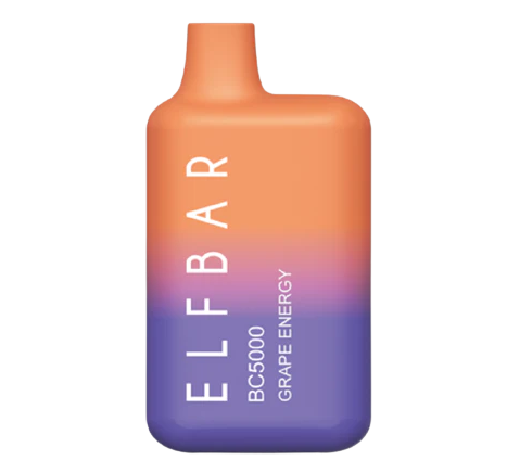 Elfbar 5000 Puffs - Grape Energy - Vape Disposable 5%