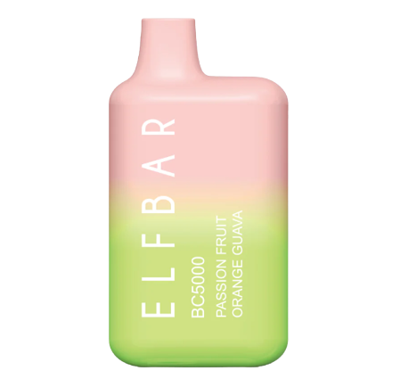 Elfbar 5000 Puffs - Passion Fruit Orange Guava - Vape Disposable 5%