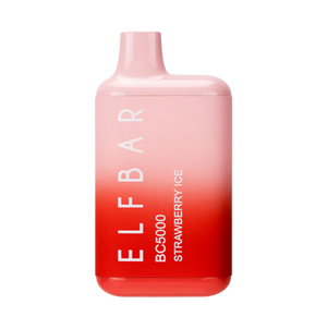 Elfbar 5000 Puffs - Strawberry Ice - Vape Disposable 5%